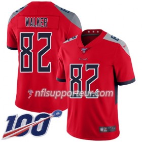 Maillot Homme Tennessee Titans Delanie Walker 82 Nike Rouge 100th